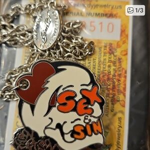 Ed Hardy Yellow Certificate Card with Rose Artwork